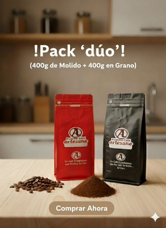 Pack "dúo" (400g de Molido + 400g en Grano)